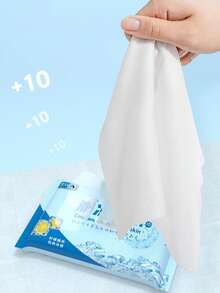 Cooling Wet Wipes, Refreshing Sweat & Oil Removing Facial Cleansing Wipes - Multicolor - View 10