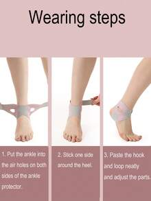 1 chiếc đai hỗ trợ mắt cá chân nhẹ, có thể điều chỉnh, màu đen và hồng, mềm mại, phù hợp cho cả nam và nữ, dùng trong thể thao, bảo vệ khớp mắt cá chân, cần thiết cho các hoạt động ngoài trời như thể thao, đi bộ đường dài, chạy bộ, leo núi, tập thể dục, unisex - Nẹp mắt cá chân - Xem 11