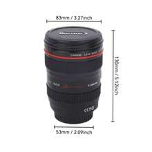 摄影师之选：带盖相机镜头马克杯 - 防漏密封，可重复使用咖啡杯，适合摄影爱好者 - 彩色 - 查看 7