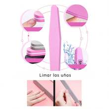 7 pcs Kit de gel para extensión de uñas,cepillos,lámpara uv,herramientas profesionales - Multicolor - Ver 8
