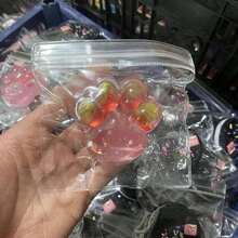 2025新款 - 多色硅胶猫爪葡萄慢回弹玩具，1个装，挤压减压，绿紫橙蓝粉可选，适合旅行/教室/浴室/桌面，儿童及成人适用，舒缓放松造型，生日/节日/礼物 - 彩色 - 查看 19