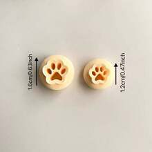 2pcs Cute Cat Paw Polymer Clay Mold Set, For Earrings, Brooches, Pendants, High Precision Polymer Clay Or Ceramic Mold - Yellow - View 1