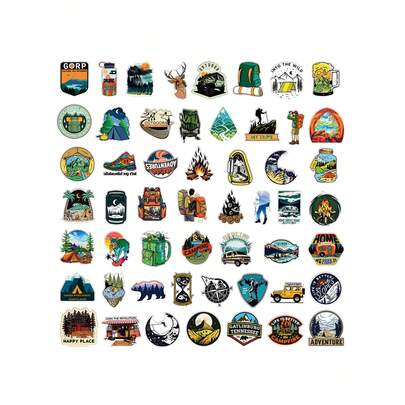 1 Pack Inspirational Artistic Motto Stickers, Phrase Graffiti Decals For Fridge, Phone, Water Bottle Decoration