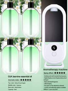 智能自动香薰机空气清新剂卫生间浴室香薰精油分配器加湿器净化喷雾器客厅卫生间除臭精油扩散器USB多模式LED数字显示屏家用壁挂式显示器办公室香氛 - 香薰機 - 查看 23