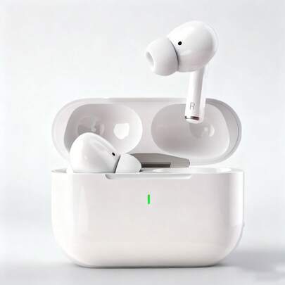 Trådlösa Bluetooth-hörlurar i örat, äkta trådlösa öronsnäckor med tydlig samtalsmikrofon, balanserad HiFi-ljudkvalitet, beröringssensorkontroll, lätt och bekväm passform, svettresistenta sporthörlurar med bärbart laddningsfodral
