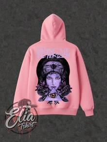 Comfortable Basic Sweatshirt For Everyday Wear. Bring Me The Horizon Music Singer Famous International National Urban Culture Rock Metal Rock N Roll Famous Band Singer Unisex Sweatshirt For Men And Women 50% Cotton 50% Polyester Top Premium Streetwear New Release Immediate Shipping Various Colors!! - 淺粉色 - 查看 1