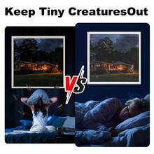 1片防蚊虫网帘，自粘式蚊帐，透气易拆卸清洗 - 白色 - 查看 7