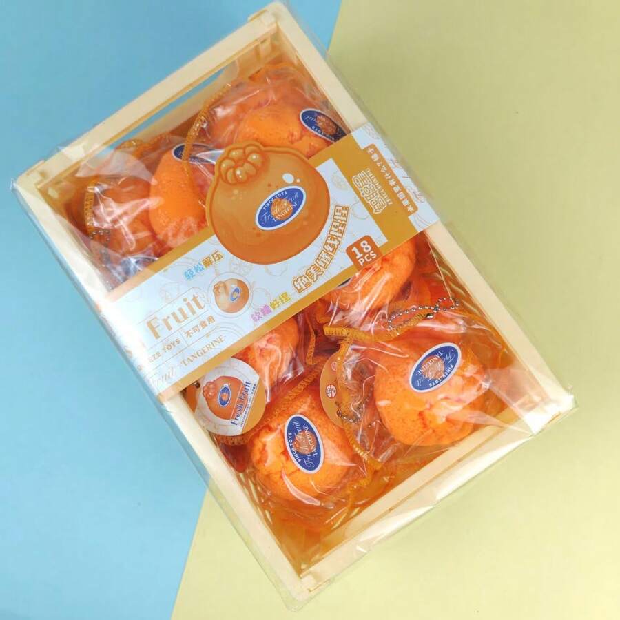 新款逼真水果挤压玩具，缝制橙子挤压减压玩具，挤压玩具减压小工具
