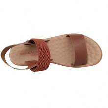 SANDALIA FEMININA ANABELA CONFORTO TERRA E AGUA 479011 - Caramelo - Visão 5