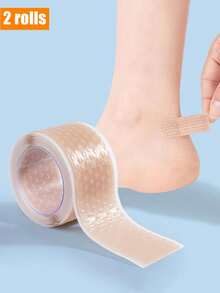 1m/卷硅胶防摩擦自粘保护垫，女士脚跟水泡垫，可剪裁以适应任何形状，适合高跟鞋 - 香檳色 - 查看 10