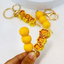 1pc 2026 Bestselling Fishball Keychain, Realistic Hong Kong/Macau Snack Food Charm, Classic Street Food, Perfect Gift, Holiday/Birthday Present, Unique Gift - Multicolor - View 4