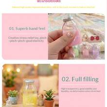 Mini Fruit Milk Bottle Toy - Super Realistic Slow Rebound Milk Cup, Creative Desktop Ornament Stress Relief Item, Teen Stress Relief Toy, - Multicolor - View 8