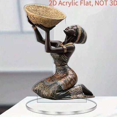 Nuevo diseño de artículo decorativo, accesorio de disfraz plano 2D de acrílico para decoración del hogar y manualidades.