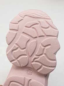 Children's Breathable Sports Shoes, Spring/Autumn New Mesh Casual Sneakers, Boys & Girls Running Shoes, Fashionable Chunky Sneakers - Pink - View 8