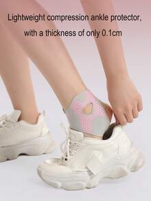 1 chiếc đai hỗ trợ mắt cá chân nhẹ, có thể điều chỉnh, màu đen và hồng, mềm mại, phù hợp cho cả nam và nữ, dùng trong thể thao, bảo vệ khớp mắt cá chân, cần thiết cho các hoạt động ngoài trời như thể thao, đi bộ đường dài, chạy bộ, leo núi, tập thể dục, unisex - Nẹp mắt cá chân - Xem 3