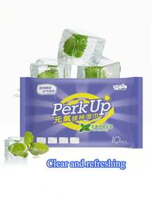 Cooling Wet Wipes, Refreshing Sweat & Oil Removing Facial Cleansing Wipes - Multicolor - View 6