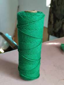 1卷180克钩编棉麻纱线，粗空心棉纱，适用于DIY帽子、包包、手工艺品 - 多款式 - 查看 11