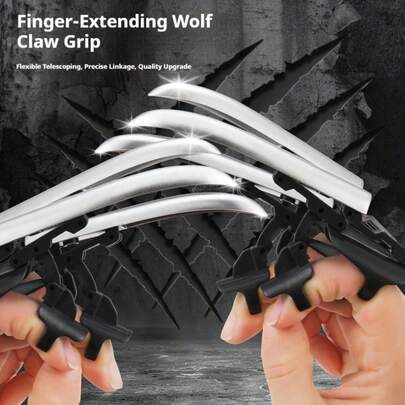 1 pieza - Nuevo lanzador de garras de Wolverine plegable con articulación - Juguete estiramiento de dedos creativo, estilo superhéroe, accesorio para reducir la presión - Regalo de festival, sorpresa creativa, regalo perfecto