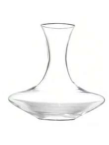 Decanter Vidro para Vinho Reto Transparente  900 ML - Multicolorido - Visão 2