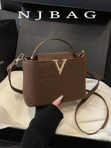 حقيبة يد نسائية فاخرة من علامة تجارية، حقيبة كبيرة...