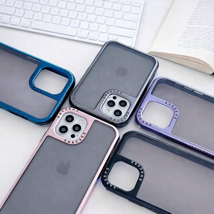 HUMOFunda protectora para celular - Carcasa 3 en 1 protección 360° Color Humo con marco de cámara en diferentes colores Funda de protección total, protege de caídas y rayones . Funda de moda, ajuste perfecto, compatibilidad garantizada, alta calidad y diseño - Estilo y oferta - Fundas para niños - OFERTA - Negro - Añade 3