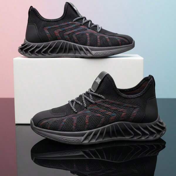 Shendy Vendy Men's Fashion Tennis Shoes Sneakers Running Casual-Sports Shoes Men's Fashion Casual Tennis Shoes Fashion Casual Shoes Men-Breathable Sports Shoes Running Comfortable Plain Sports Polyester Sports Running Sports Gym And Fitness Outdoor Home ALL SEASON