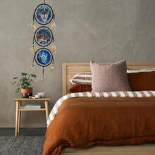 Dream Catcher With Animal Design Bedroom Wall Hanging Boho Home Decor Feather Ornament Unique Craft Pendant 6 Inch Owl - Dc22 6inch Owl - 查看 4