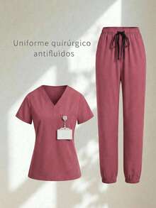 Scrub Sets - Rusty Rose - View 1