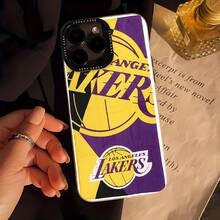 Funda para teléfono con el logotipo de los Lakers, compatible con Samsung, Apple, VIVO, OPPO, , Transsion, ,  y Honor. Fabricada en TPU, ofrece protección a prueba de golpes y caídas. Un regalo ideal para familiares y amigos. - CEBADA - Ver 3