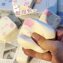 慢回弹食物造型软绵绵玩具，蛋糕、吐司、面包，挤压减压玩具 - 彩色 - 查看 6