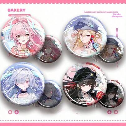 1 pieza Insignia de Wuthering Waves - Emis - Monin - Rinne - Chisa - Juguete coleccionable, accesorio para bolso/ropa, decoración, regalo de cumpleaños, regalo de Pascua, regalo del Día de los Inocentes, regalo festivo, regalo perfecto, juguetes y juegos talla grande vendidos