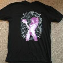 Electric Wizard Brand Reprint Cotton S-5XL T-Shirt - 黑色 - 查看 8