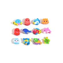 10pcs Ocean Theme Erasers, Cartoon Cute Fish, Turtle, Dolphin, Student Classroom Rewards, Back To School Gifts - Multicolor - View 6