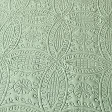 3-Piece Set Double-Sided Embossed Bedspread (1 Bedspread, 2 Random Pillowcases, No Pillow Inserts), High-End & Elegant; Suitable For Hotels, Guest Rooms, Bedrooms, Super Soft, All-Season - Pastel Green - View 10