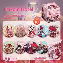 Hell Inn Badge With 10 75mm Anime Double Flash Badges Birthday Gift - Christmas Gift Perfect Gift - Gift (Physical Without Watermark, Randomly Shipped) - Multicolor - View 4