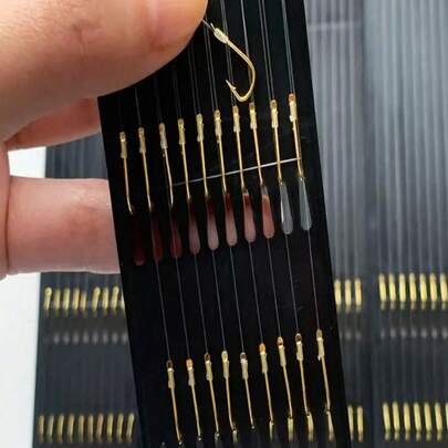 10个/包户外钓鱼双钩，适用于淡水钓鱼，小型至中型鱼类