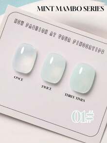 2026春夏新款浅绿色指甲油，12ml水晶凝胶美甲，高光泽，持久速干，需搭配底油和封层使用，需配合UV/LED灯使用，适合工作、通勤、约会和购物等各种场合，沙龙品质，爆款指甲油，热销产品，送礼佳品，美甲设计，不易脱落，易于涂抹，浅绿色系列，必备美甲产品，6色套装可选 - 彩色 - 查看 18