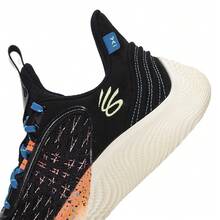 Under Armour CURRY 9 Outdoor & Casual Lightweight Comfortable Sports Sneakers 3025684-004 - Black/Blue/White - View 7