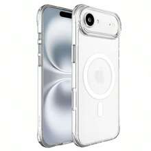 NETONBOX.COM Funda Case Transparente Para iPhone Carga Inalambrica Para Magsafe Protector 2 En 1 Para Celular Compatible Con iPhone Para MagSafe. - transparente - Ver 4