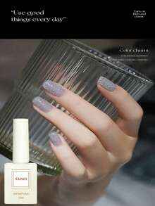 1支/12毫升 2026春夏新款星光钻石闪粉美甲胶 – 白色增白流行美甲闪粉钻石胶，全新升级速干耐磨美甲设计套装，多功能，可搭配LED灯和UV底胶使用，含封层，可实现愈合效果。持久长达28天。 - 彩色 - 查看 4