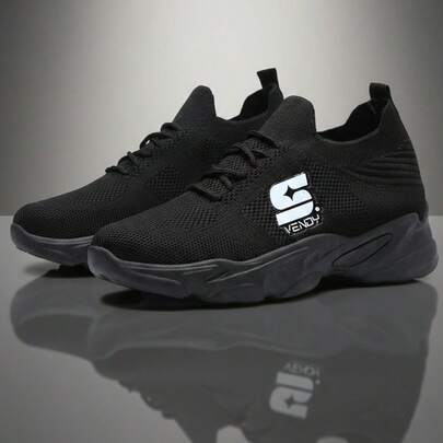 Shendy Vendy Tenis Para Mujer Con Cordones De Malla Ligera, Tenis Deportivos Para Caminar Negras , Calzado Casual De Suela Blanda Para Hombre, Antideslizante, Resistente al Desgaste y Ligero Para Practicar Deporte, Uso DiarioLisoCasualTelaTENIS MUJER COMODOS DEPORTIVOS  Gym y FitnessExteriorCasaTODA LA TEMPORADA