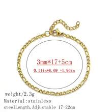 Women's Fashion Stainless Steel Chain Bracelet, Fade-Resistant Jewelry - Multicolor - View 13