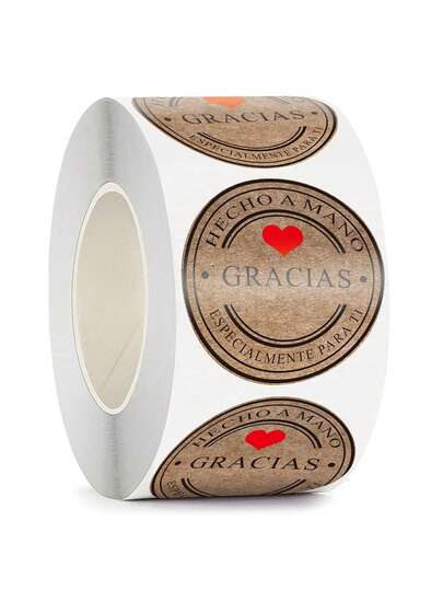 1 لفة ملصقات زخرفية من ورق الكرافت الطبيعي بشكل أغصان الزيتون، مصنوعة يدويًا لخبز العطلات