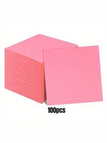 Colored Plain Disposable Paper Napkins, Square Handkerchief Paper For Party, Birthday Gathering - Multicolor - View 25