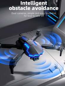 6pcs Drones With Dual Cameras, Batteries, Obstacle Avoidance, Optical Flow Hovering, Random Color Accessories, Comes With Carrying Bag - View 3