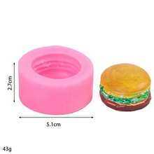 Khuôn silicon tự làm để tạo hình macaron chân thực cho nến thơm, phụ kiện thủ công và trang trí nhà cửa - Làm nến - hồng - Xem 4