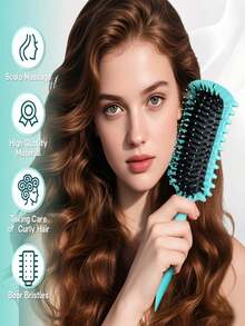 2-In-1 Hair Curler, Suitable For Men And Women, Can Be Used On Wet Or Dry Hair, Anti-Frizz And Volumizing - Multicolor - View 4