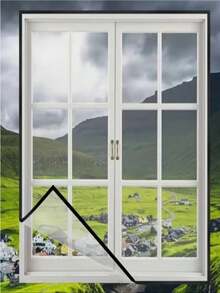 Anti-Mosquito Window Screens,Mosquito Nets For Window,Mesh Anti Insect Air Tulle Invisible Grey Fiberglass Mosquitoes And Flies - Gray Mesh Black Edge - View 4