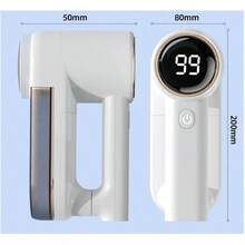 2026 Upgraded Electric Fabric Lint Remover For Clothes - Eliminates Static - Efficient And Convenient Fabric Shaver, Portable USB Rechargeable, Suitable For Sweatshirts, Blankets, Curtains, Carpets, Furniture, And Bedding - 1 Handle + 1 Replacement blade - 查看 7