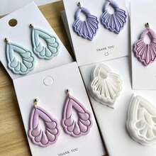 Bohemian Style Jewelry Making Kit, Romantic Spring Vibe, Minimalist Polymer Clay Molds And Tools, Reusable For Handmade Craft Jewelry Projects - White - View 6